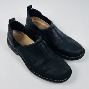 UGG Black Leather Loafers